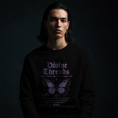 Divine Threads Wings Crewneck