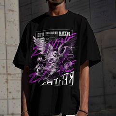 Short sleeve t-shirt comes in black