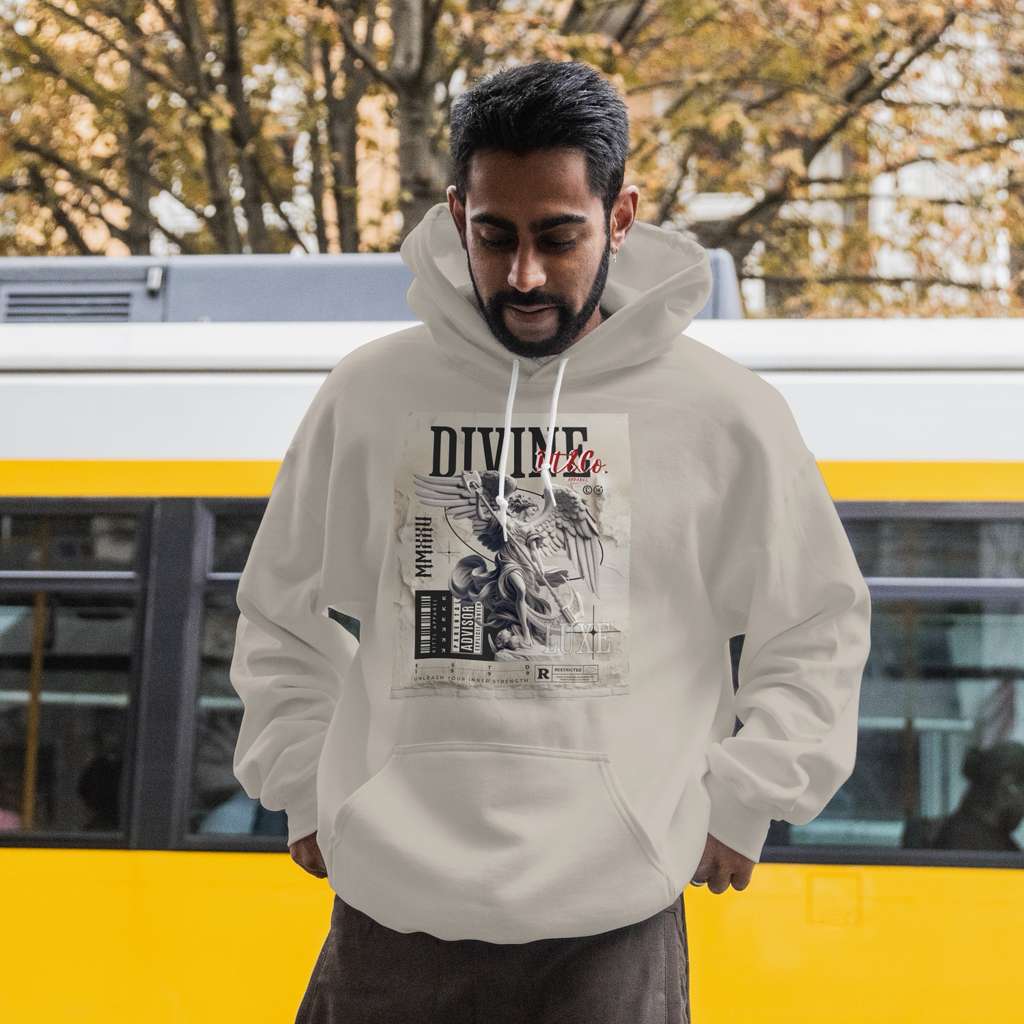 Hoodie comes in white only